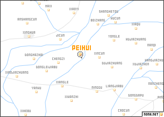 map of Peihui