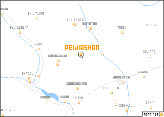 map of Peijiashan