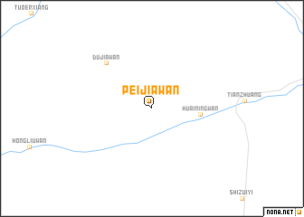 map of Peijiawan