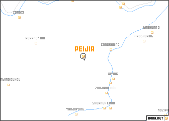 map of Peijia