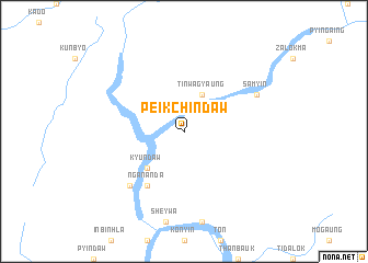 map of Peikchindaw