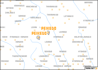 map of Peikedo