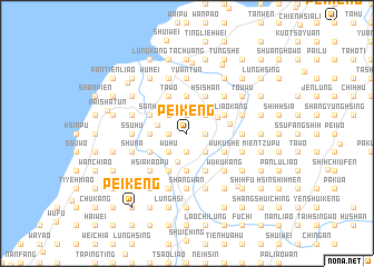 map of Pei-k\