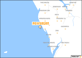 map of Peiksagan