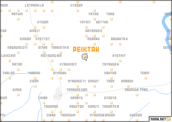 map of Peiktaw