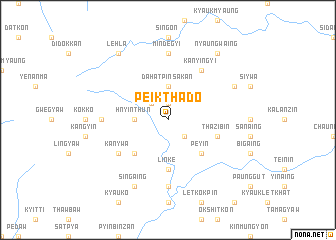 map of Peikthado