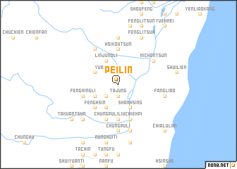 map of Pei-lin