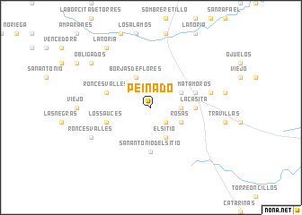 map of Peinado