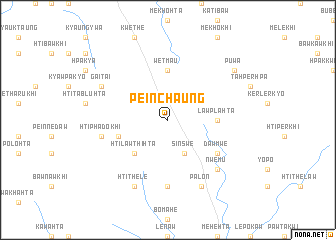 map of Peinchaung