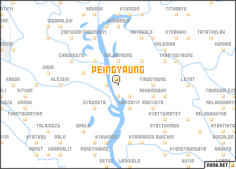 map of Peingyaung