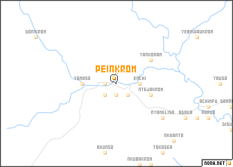 map of Peinkrom