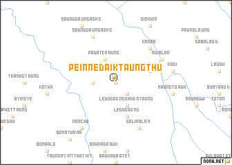 map of Peinnedaik Taungthu