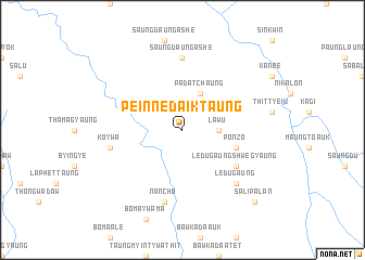 map of Peinnedaik Taung