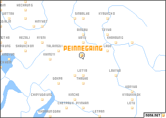 map of Peinnegaing