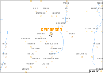map of Peinnegon