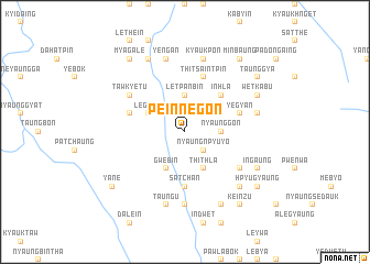 map of Peinnegon