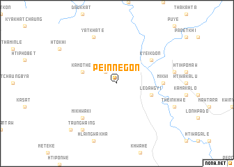 map of Peinnegon