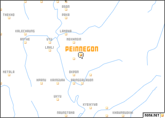 map of Peinnegon