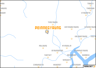 map of Peinnegyaung