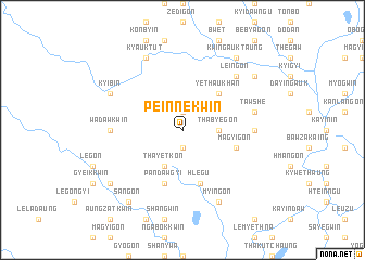 map of Peinnekwin