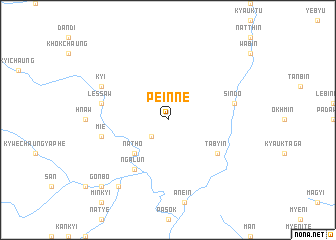 map of Peinnè