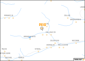 map of Peio