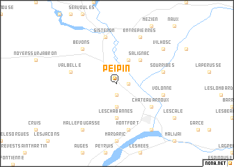map of Peipin
