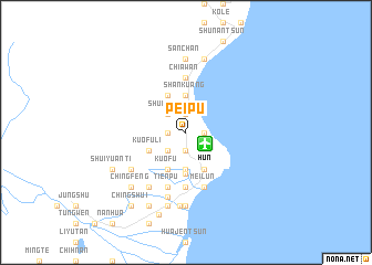 map of Pei-pu