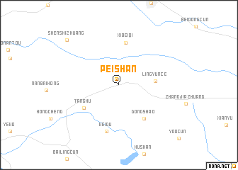 map of Peishan