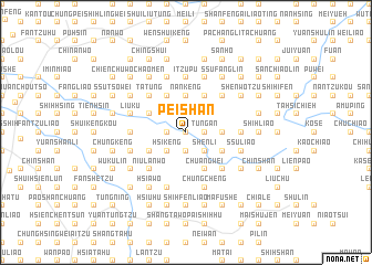 map of Pei-shan