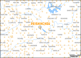 map of Pei-shih-chou