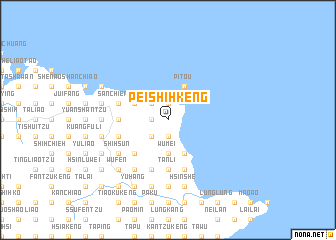 map of Pei-shih-k\