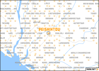 map of Pei-shih-t\