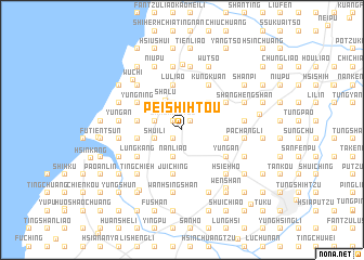 map of Pei-shih-t\