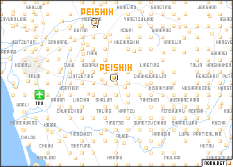 map of Pei-shih