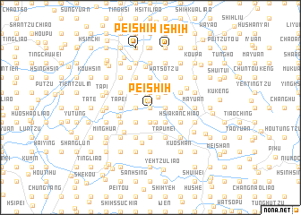 map of Pei-shih