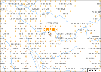 map of Pei-shih