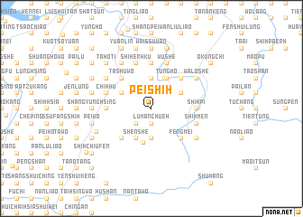 map of Pei-shih