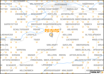 map of Peising