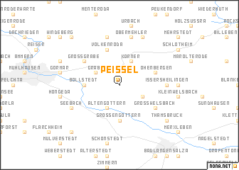 map of Peißel