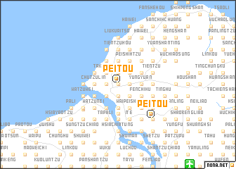 map of Pei-t\