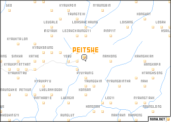 map of Peitswe