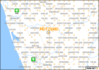 map of Pei-tzu-wei