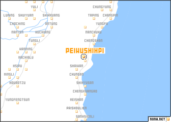 map of Pei-wu-shih-pi
