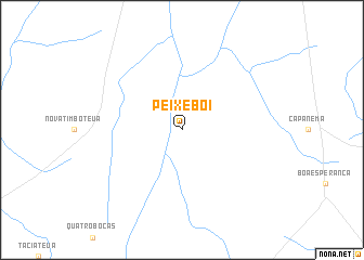 map of Peixe-Boi