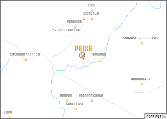 map of Peixe