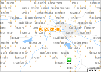 map of Peizermade