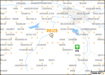 map of Peize