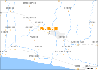 map of Pejagoan