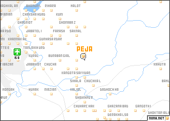 map of Peja